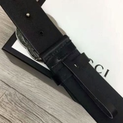 Replica Cinture con fibbia a doppia G Nero