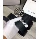 Replica Cinture con fibbia a doppia G Nero