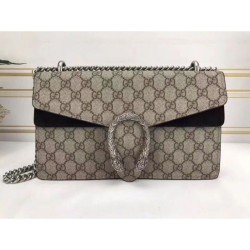 Replica Dionysus GG Supreme borsa a tracolla 400249 Nero