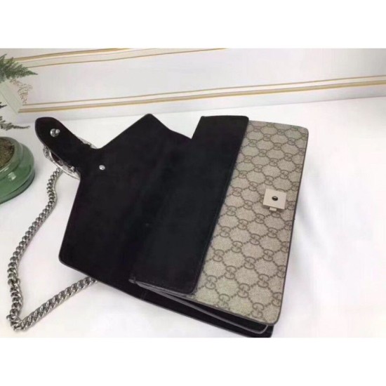 Replica Dionysus GG Supreme borsa a tracolla 400249 Nero