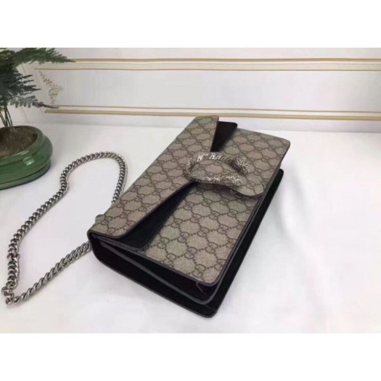 Replica Dionysus GG Supreme borsa a tracolla 400249 Nero