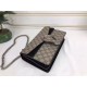 Replica Dionysus GG Supreme borsa a tracolla 400249 Nero