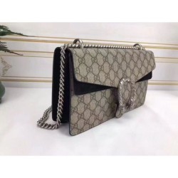 Replica Dionysus GG Supreme borsa a tracolla 400249 Nero