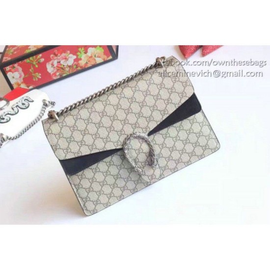 Replica Dionysus GG Supreme Borse a tracolla 403348 Nero