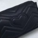 Replica GG Marmont matelasse Borsa in pelle Super Mini 476433 Nero