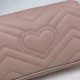 Replica GG Marmont matelasse Borsa in pelle Super Mini 476433 Rosa