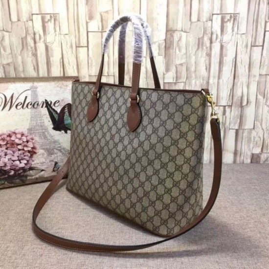 Replica Borsa a mano GG Supreme 453705 Marrone