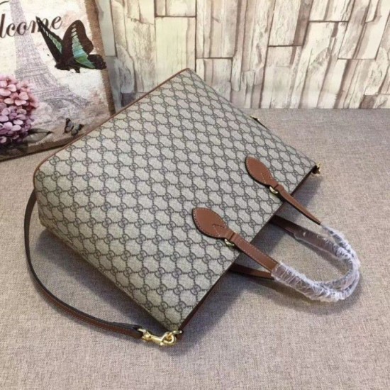 Replica Borsa a mano GG Supreme 453705 Marrone