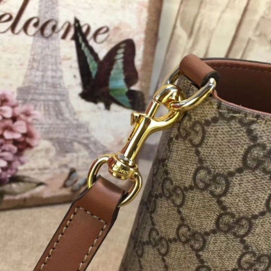 Replica Borsa a mano GG Supreme 453705 Marrone