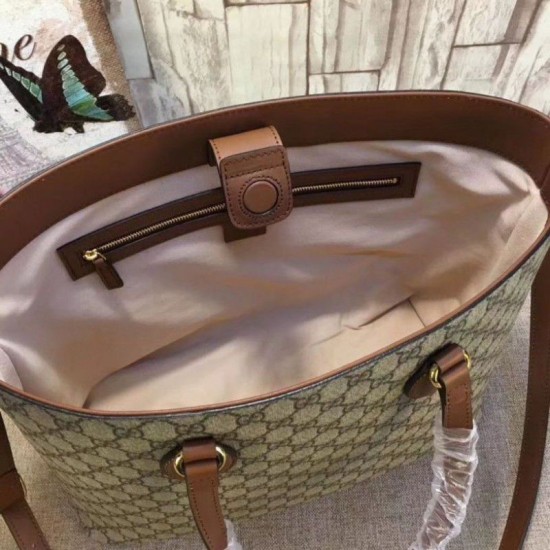 Replica Borsa a mano GG Supreme 453705 Marrone
