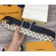 Replica M0040Q Reverso 40mm Damier Azur e Damier Graphite Canvas Buckle