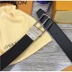 Replica Pont Neuf 35mm Cinture Damier Cobalt Canvas M6067S