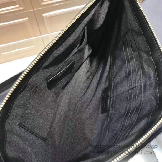 Replica Pochette Saint Laurent nera con hardware oro