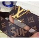 Replica Supreme x Monogram Belt Fibbia in oro marrone