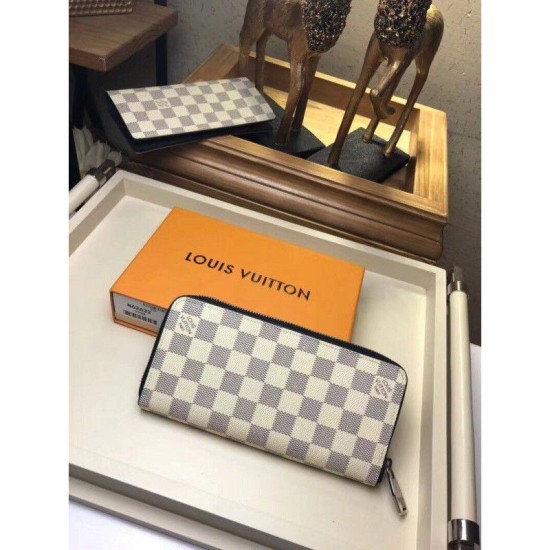 Replica Portafoglio Zippy Vertical Damier Coastline N62632