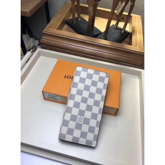 Replica Portafoglio Brazza Damier Coastline N63506