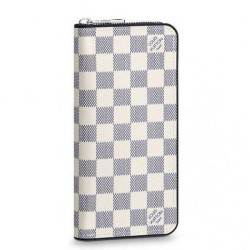 Replica Portafoglio Zippy Vertical Damier Coastline N62632