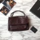 Replica YSL Saint Laurent Borsa a catena media Niki bordeaux