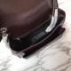 Replica YSL Saint Laurent Borsa a catena media Niki bordeaux