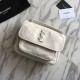 Replica Borsa YSL Saint Laurent Niki catena media bianca