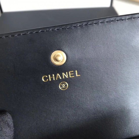 Replica Boy Classic Clutch Cowhide Portafoglio Nero
