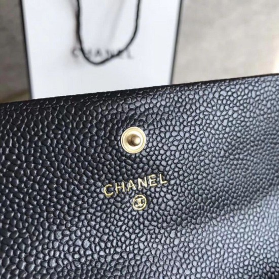 Replica Boy Clutch Classic Quilted Portafoglio Nero