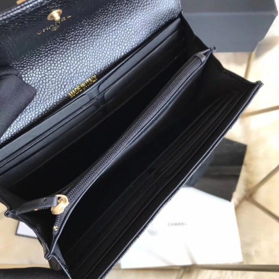 Replica Boy Clutch Classic Quilted Portafoglio Nero