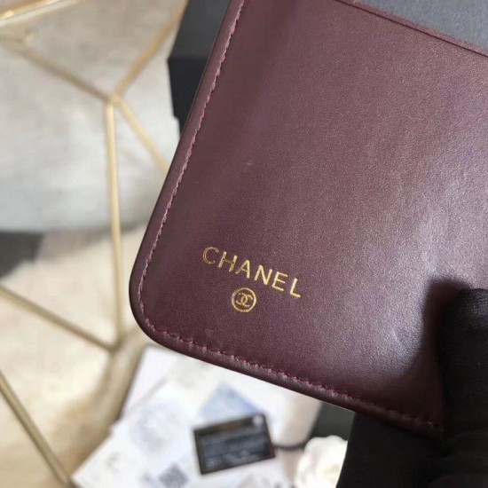 Replica Clutch Portafoglio Cowhide Nero