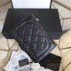 Replica Clutch Portafoglio Cowhide Nero