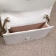 Replica GG Marmont Studs Mini Borsa a Tracolla 488426 Bianca