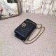 Replica GG Marmont Studs Mini Borsa a Tracolla 488426 Nero