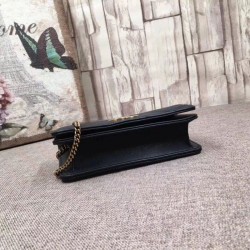Replica GG Marmont Studs Mini Borsa a Tracolla 488426 Nero