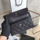Replica Quilted Lungo Portafoglio Cowhide Nero