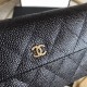 Replica Quilted Lungo Portafoglio Cowhide Nero