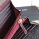 Replica Quilted Lungo Portafoglio Cowhide Nero