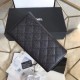 Replica Quilted Lungo Portafoglio Cowhide Nero