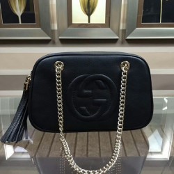 Replica GG Marmont Mini Borse a Tracolla Nero