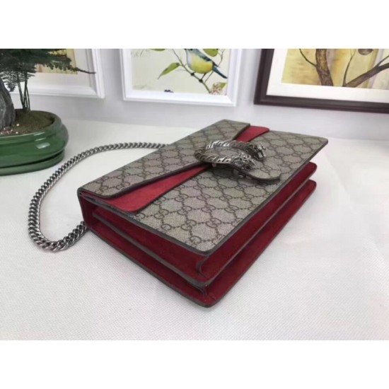 Replica Dionysus GG Supreme borsa a tracolla 400249 Rosso