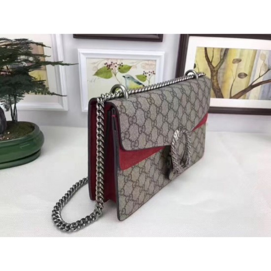 Replica Dionysus GG Supreme borsa a tracolla 400249 Rosso
