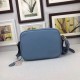 Replica Borsa Camera Soho in pelle 308364 Blu