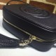 Replica Borsa Camera Soho in pelle 308364 Nero