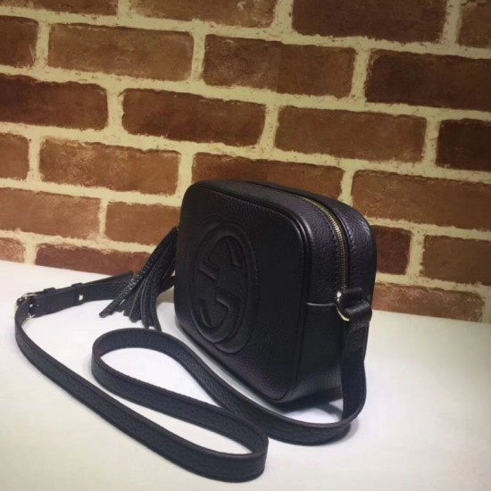 Replica Borsa Camera Soho in pelle 308364 Nero