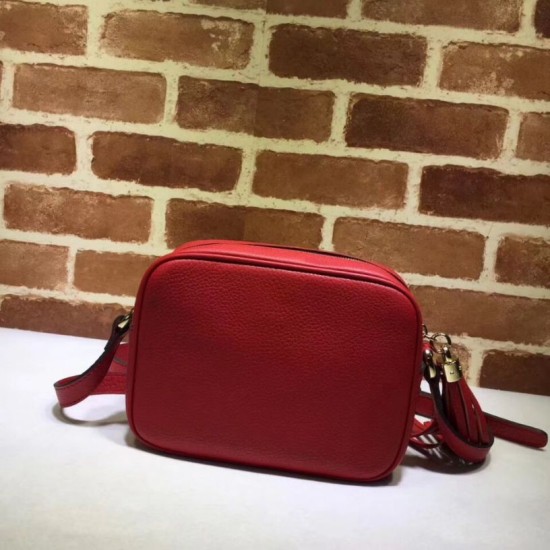 Replica Borsa Camera Soho in pelle 308364 Rossa