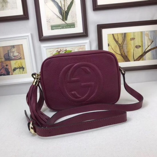 Replica Borsa Soho Camera in pelle  308364 viola