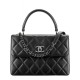 Replica Borsa Flap con manico superiore A92236 Nero