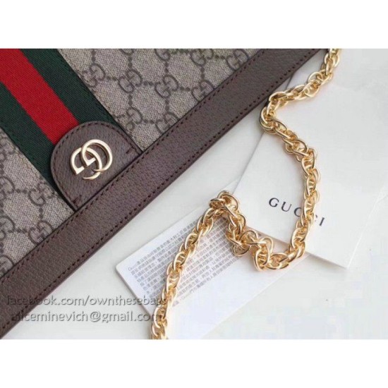 Replica Borse Ophidia GG Tracolla Medium  marrone 503876