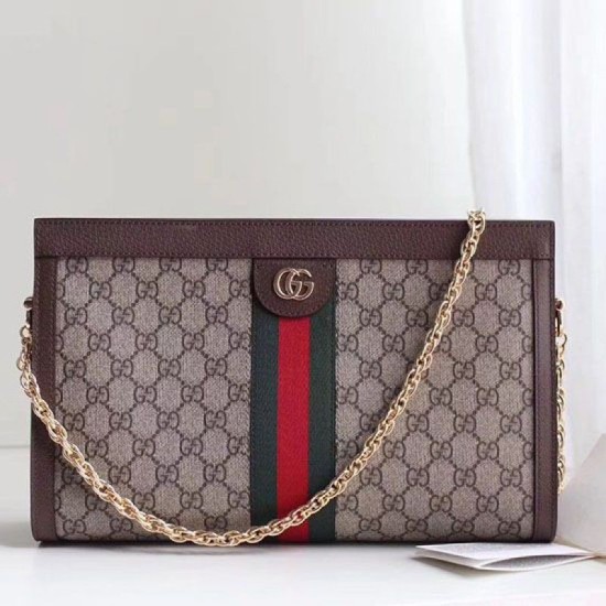 Replica Borse Ophidia GG Tracolla Medium  marrone 503876