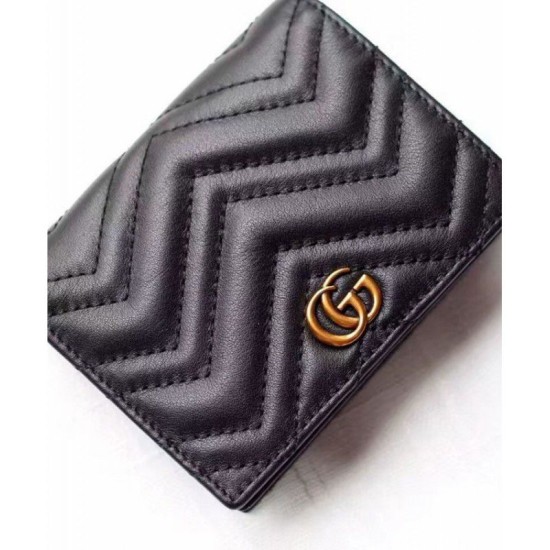 Replica GG Marmont Card Case 443125 Nero