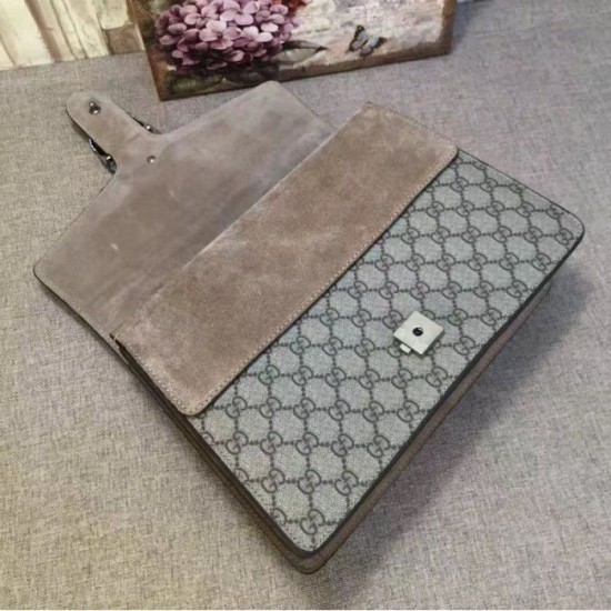 Replica Dionysus GG Supreme borsa a tracolla khaki 403348