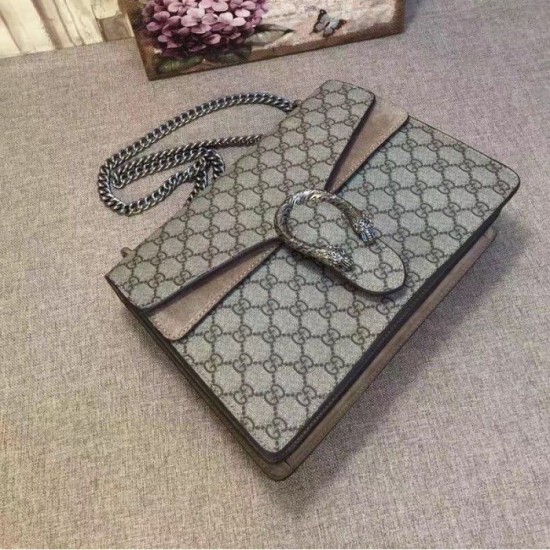 Replica Dionysus GG Supreme borsa a tracolla khaki 403348
